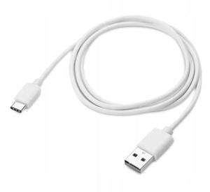 Kabel USB - USB - C 1m przewd do adowania biay - 2858690886