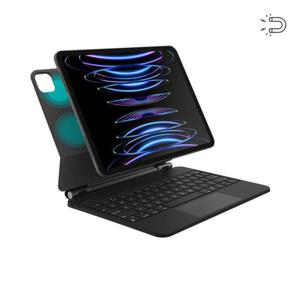 ETUI+KLAWIATURA JCPAL IPAD AIR 10.9-inch 4/5 GEN, IPAD PRO 11-inch 1/2/3/4 GEN FOLIOKEYS PRO SLIM z TRACKPAD (czarne) - 2874105342