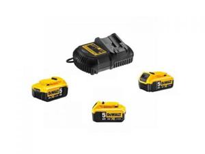 DeWalt zestaw - adowarka wielonapiciowa 4A DCB115 + 3x akumulator 5,0 Ah 18V DCB115P3-QW - 2870022460