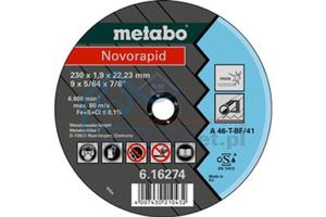 Metabo Novorapid 230 x 1,9 x 22,23 Inox, TF 41 616274000 - 2875953615