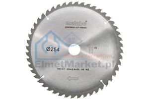 Metabo Pia tarczowa HW/CT 254x30, 48 ZP 5 ujemny, classic 628061000 - 2878881578