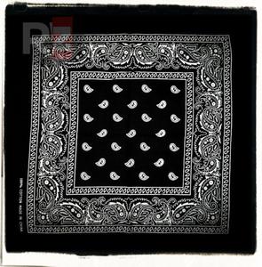 Chusta bandana w kolorze czarnym. - 2848514568