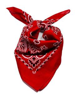 Chusta bandana czerwona.