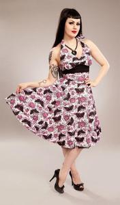 Sukienka z nadrukiem pin-up marki Vixxsin - MIA DRESS - 2829283814