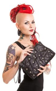 Torebka z wiekami MIDNIGHT BAG marki Vixxsin by Poizen Industries - 2829283915