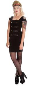 Steampunkowa sukienka owkowa Hell Bunny - OBSIDIAN DRESS - 2829283952