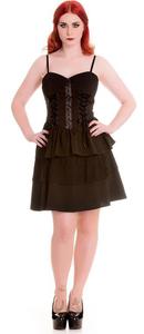 Sukienka z ozdobnymi sznurowaniami marki Hell Bunny - AZRAEL DRESS - 2829284011