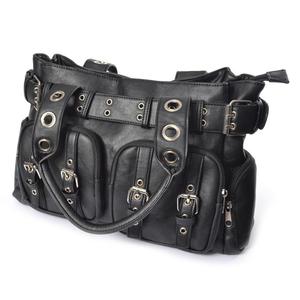 Gotycka torebka z klamrami - EVE BAG - 2848910934