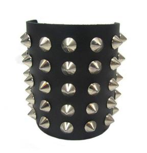 Pieszczocha skrzana piciorzdowa z wiekami - CONE STUD - 2844377905