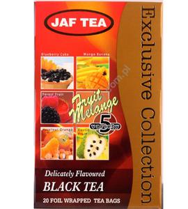 Herbata czarna FRUIT TEA MELANG JAF TEA koperta (5 x 4 tor.) w kopertach aromatyzowana