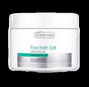 Bielenda Professional FOOT BATH SALT WITH LIME & MINT Sl do kpieli stp z limonk i mit - 2824140876