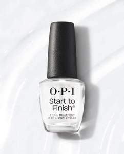 OPI START TO FINISH 3 IN 1 TREATMENT Baza, odywka i utrwalacz do lakieru - 2860187974