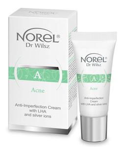 Norel (Dr Wilsz) ACNE ANTI-IMPERFECTION WITH LHA AND SILVER IONS Krem na niedoskonaoci z LHA i jonami srebra (DS501) - 2860187976