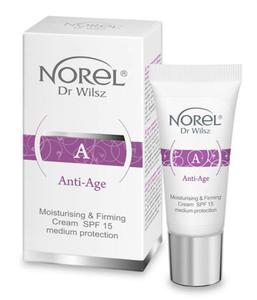 Norel (Dr Wilsz) ANTI-AGE MOISTURIZING AND FIRMING CREAM SPF 15 Krem nawilajco - ujdrniajcy SPF 15 (DS502) - 2860187977