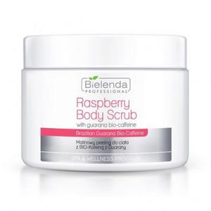 Bielenda Professional RASPBERRY BODY SCRUB WITH GUARANA BIO-COFFEINE Malinowy peeling do ciaa z bio-kofein z guarany - 2824140955