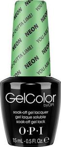OPI GelColor YOU ARE SO OUTTA LIME! el kolorowy (GCN34) - 2860189276