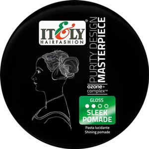 Itely Hairfashion PDM SLEEK POMADE Modelujca pasta nabyszczajca i wygadzajca wosy o rednim utrwaleniu - 2860190553