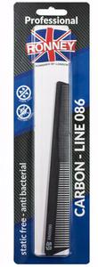 Ronney CARBON COMB LINE 086 Profesjonalny grzebie (086) - 2860190779