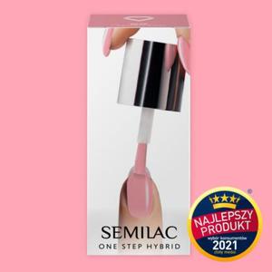 Semilac FRENCH PINK Butelka One Step Hybrid (S630) - 2862565221