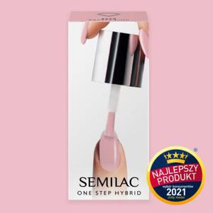 Semilac BARELY PINK Butelka One Step Hybrid (S610) - 2862565225