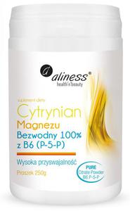 Aliness CYTRYNIAN magnezu z B6 (P-5-P) bezwonny, proszek - 2872846349