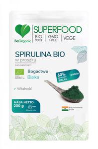 BeOrganic SPIRULINA BIO w proszku (200 g.) - 2874511746