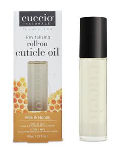 Cuccio REVITALIZING ROLL-ON CUTICLE OIL Olejek do skrek w kulce (mid i mleko) - 2878000572