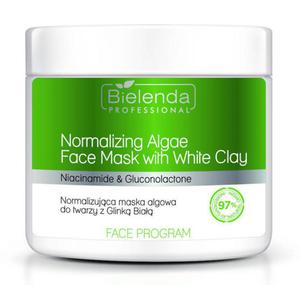 Bielenda Professional NORMALIZING ALGAE FACE MASK WITH WHITE CLAY Normalizujca maska algowa do twarzy z bia glink - 2863309701