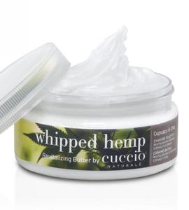 Cuccio WHIPPED HEMP REVITALIZING BUTTER Rewitalizujące masło do dłoni, stóp i ciała (konopia i nasiona chia) - 2824142808