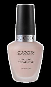 Cuccio TRIO 3-IN-1 TREATMENT Baza wyrównująca płytkę paznokcia z odżywką - 2824143383