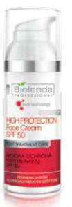 Bielenda Professional POST TREATMENT CARE HIGH PROTECTION FACE CREAM SPF50 Wysoka ochrona - krem do twarzy SPF50 - 2824144057