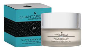 Chantarelle NUTRI MAXX 40+ BLUE RETINOL NIGHT CREAM Regenerujco-odmadzajcy krem na noc z bkitnym retinolem (CD1336) - 2846795951