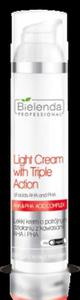 Bielenda Professional LIGHT CREAM WITH TRIPLE ACTION OF ACIDS AHA AND PHA Lekki krem o...