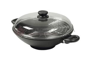 WOK tytanowy z pokryw aroodporn - 32 cm/11 cm SKK - 2823860162