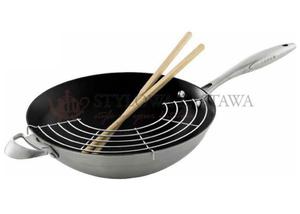 Wok z kratka i paeczkami 32 cm CTX indukcja Scanpan - 2823860330