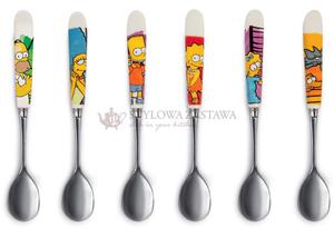 Zestaw 6 yeczek deserowych The Simpsons Egan - 2859804546