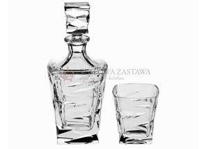 Zestaw do whisky Zig Zag 1 + 6 kryszta 24% Pbo Bohemia - 2850337753