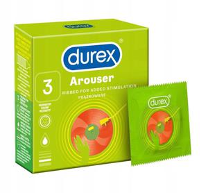 Durex durex prezerwatywy arouser 3 szt prkowane - 2878410050