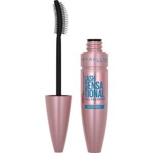 Maybelline lash sensational full fan effect waterproof mascara wodoodporny tusz do rzs black 9.5ml - 2872051834