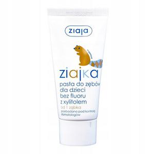 Ziaja ziajka pasta do zbw dla dzieci bez fluoru z xylitolem 50ml - 2873077126