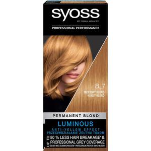 Syoss permanent coloration farba do wosw trwale koloryzujca 8_7 miodowy blond - 2872811248