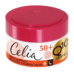 Celia q10 witaminy krem ptusty przeciw zmarszczkom na dzie i noc 50+ 50ml - 2872055038