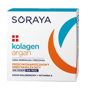 Soraya kolagen i argan nawilajcy krem przeciwzmarszczkowy na dzie i noc 50ml - 2877942585