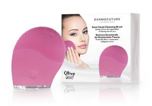 Dermofuture sonic facial cleansing brush szczoteczka soniczna do oczyszczania twarzy rowa - 2872056517