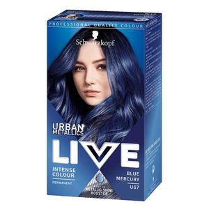 Schwarzkopf live urban metallic farba do wosw u67 blue mercury - 2872057576