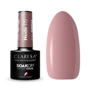 Claresa soak off uv/led nude lakier hybrydowy 115 5g - 2872057743