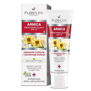 Floslek arnica krem nawilajcy spf15 do skry naczynkowej 50ml - 2878410153