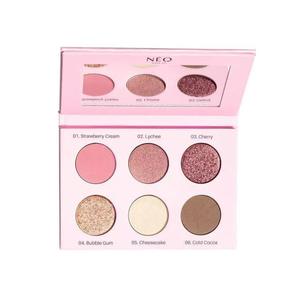 Neo make up eyeshadow palette paleta cieni prasowanych rose 9g - 2872265466