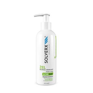 Solverx acne skin el do mycia i demakijau do skry trdzikowej i tustej 200ml - 2873404816