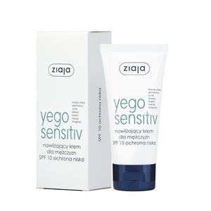 Ziaja yego sensitiv nawilajcy krem dla mczyzn ochrona niska spf10 50ml - 2878410202